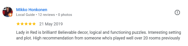 Lady in red - pakohuone helsinki 2