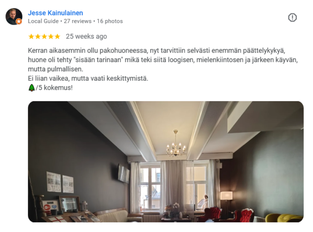 Ristorante Infernale - pakohuone helsinki 11
